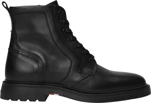 Se Tommy Hilfiger Hilfiger Comfort LWT LTH Boot Mand Black Snørestøvler Str 43 - hos Magasin ved Magasin