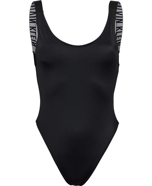 Calvin Klein One Piece Scoop Back Swimsuit Badedragter Str M - Nylon hos Magasin