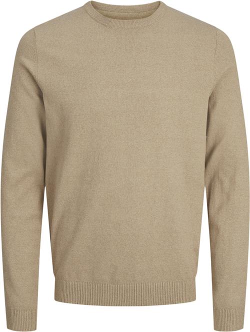 Se JJ-REBEL Jrebcallum Knit Crew Neck Noos Mand Crockery Sweaters Regular Fit Str XXL - hos Magasin ved Magasin