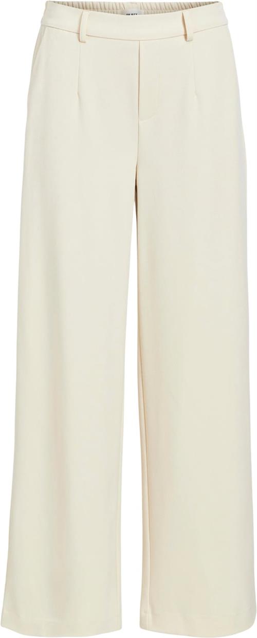 Se Object Objlisa Wide Pant Noos Kvinde Sandshell Bukser Med Brede Ben Str 38 - hos Magasin ved Magasin