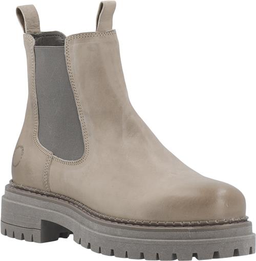 Cashott Cashannah Chelsea Boot Vegetable Tanned Oily Nubuck Kvinde Taupe Chelsea Boots Str 38 - hos Magasin