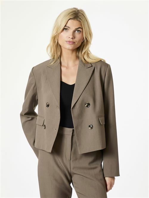 Neo Noir Conan Structure Blazer Kvinde Khaki Blazere Str 44 - hos Magasin