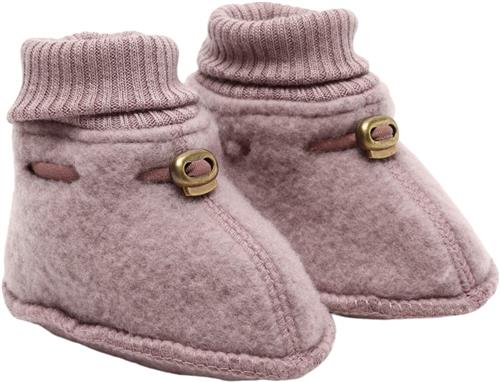 Mikk-Line Wool Footies Twilight Mauve Hjemmesko Str 62/68Y - Uld hos Magasin