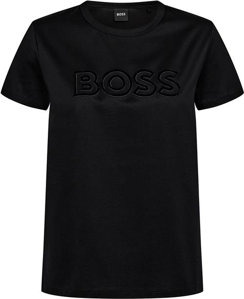 BOSS Eventsa_Logo1 Kvinde Sort Kortærmede T-shirts Str XS - hos Magasin