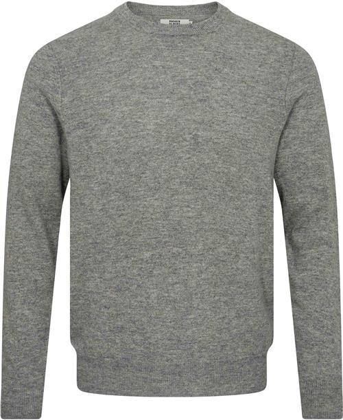 Magasin du Nord Collection Magasin Maryn 2 RWS Strik Lambswool Mand Light Grey Melange Sweaters Str L Uld