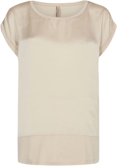 Se soyaconcept Scthilde 6 T-shirt Creme Kvinde 1620 Creme Kortærmede T-shirts Str L - hos Magasin ved Magasin