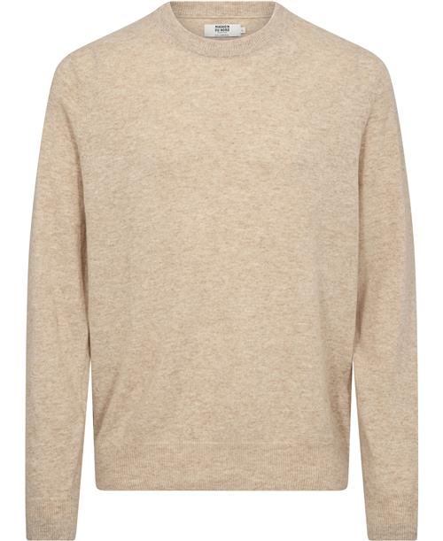 Magasin du Nord Collection Magasin Maryn 2 RWS Strik Lambswool Mand Moonbeam Sweaters Str M Uld