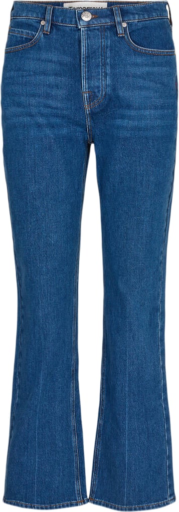 Tomorrow Trwmarston Jeans Wash Bilbao Kvinde Denim Blue Flared Jeans Str 25 / 30 - Denim hos Magasin