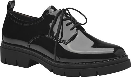 Tamaris 123302-41 Kvinde Black Patent Snøresko Str 42 - hos Magasin