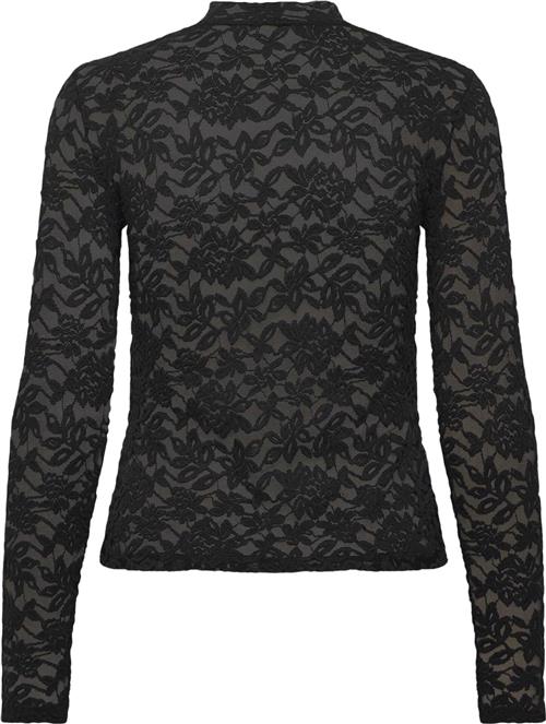 Se Rosemunde Long Sleeve Turtleneck Tshirt Kvinde Sort Langærmede Bluser Str S - hos Magasin ved Magasin