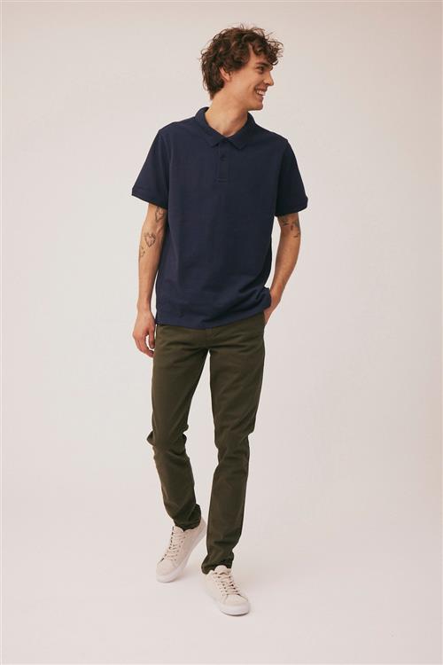 Magasin du Nord Collection Magasin Medley Chino Organic Gots Mand Dark Army Casual Bukser Regular Fit Str 31/34 Bomuld