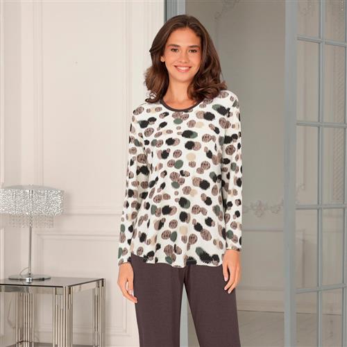 Se Lady Avenue Bamboo Long Sleeve Pyjamas Nattrøjer & -Toppe Str M - Bomuld hos Magasin ved Magasin