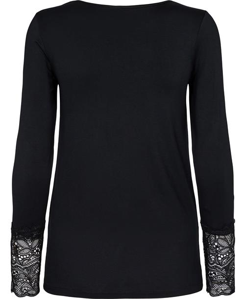 soyaconcept Scmarica 226 Kvinde 9999 Black Langærmede T-shirts Str L - Elastan hos Magasin