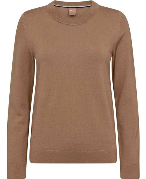 Se BOSS Feganasi Kvinde Medium Beige Sweaters Str L - hos Magasin ved Magasin