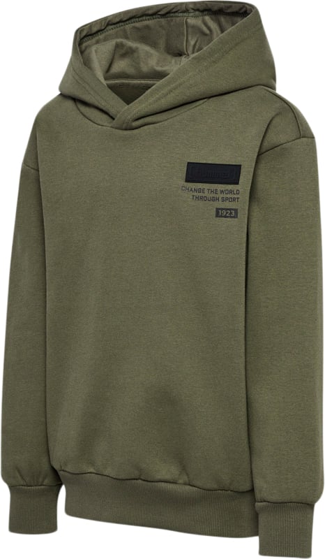 Hummel Hmlarchie Hoodie Str 9 år / 134 cm - Army Sweatshirts hos Magasin