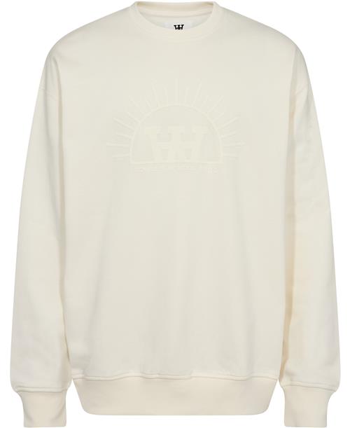 Se Wood Wood Noel Resort Sweatshirt Gots Mand Off-white Sweatshirts Str XL - hos Magasin ved Magasin