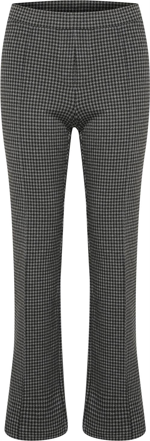 Se Part Two Pontaspw PA Pontaspw Kvinde Medium Grey Check Flare Bukser Str 40 - hos Magasin ved Magasin