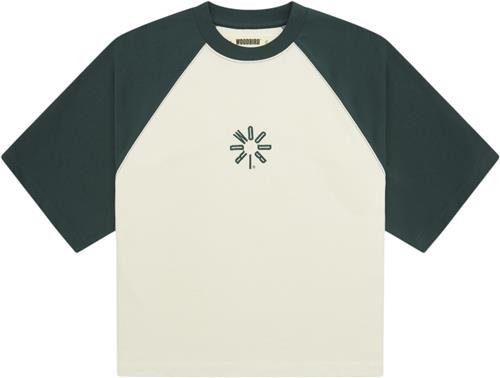 Woodbird Wbjuno Sweat Tee Kvinde Sports Green Kortærmede T-shirts Str L - hos Magasin