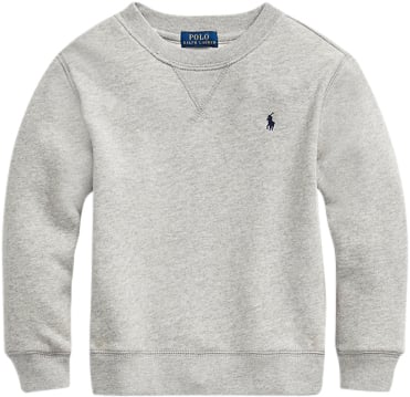 Se Polo Ralph Lauren Cottonblend-fleece Sweatshirt Str 4 År - Grå Sweatshirts hos Magasin ved Magasin