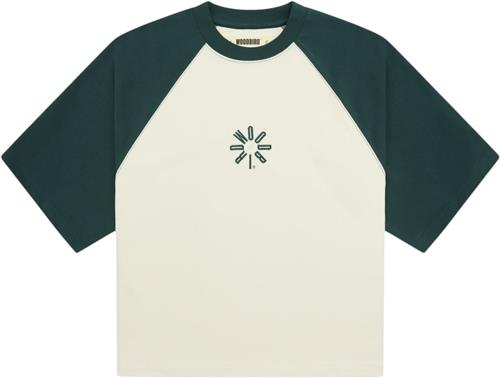 Woodbird Wbjuno Sweat Tee Kvinde Sports Green Kortærmede T-shirts Str XS - hos Magasin