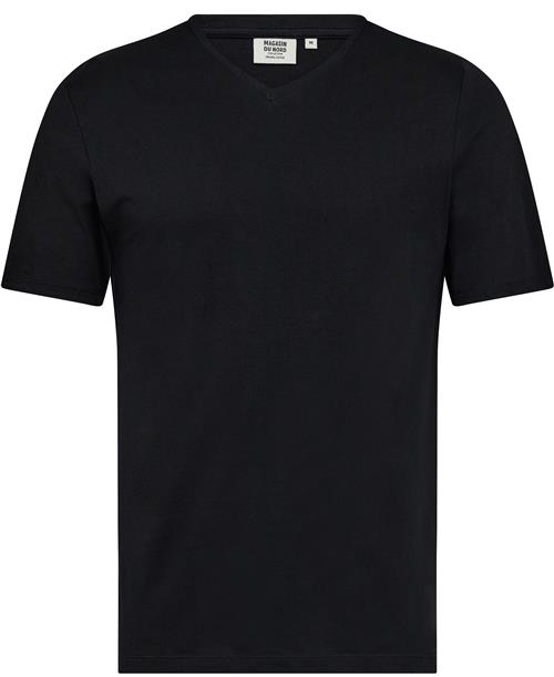 Magasin du Nord Collection Magasin Marvin 2 G Mand Black Kortærmede Tshirts Str S Bomuld