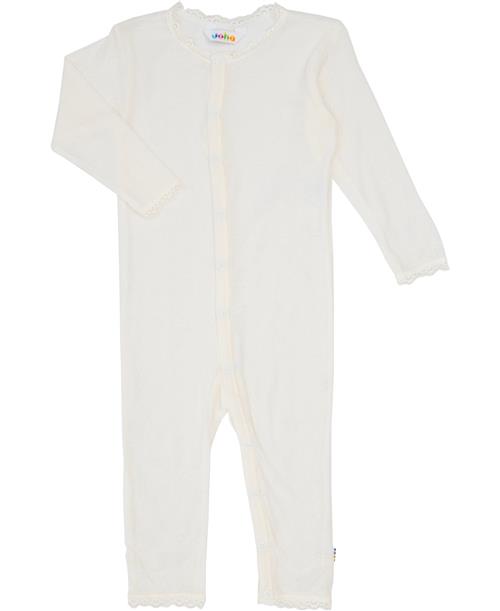 Joha Jumpsuit Basic Str 1-2 år / 90 - 50/natur Heldragter hos Magasin