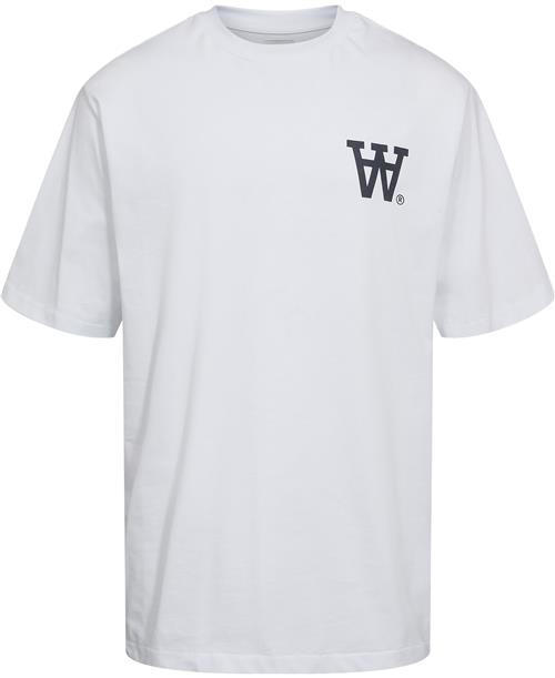 Wood Wood Wwasa Not To Be Trusted Tshirt Mand White Kortærmede T-shirts Str L - hos Magasin