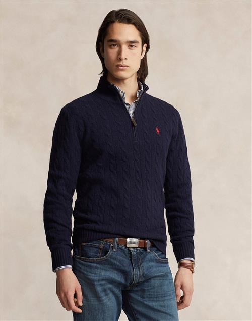 Polo Ralph Lauren 2/15 Wool/cash Rwslsl-plo Mand Blå Turtlenecks Str XL - hos Magasin