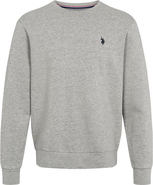 U.S. Polo Assn. Hugo Reg SW Uspa M Sweat Mand Grey Mélange Sweatshirts Str XL - hos Magasin