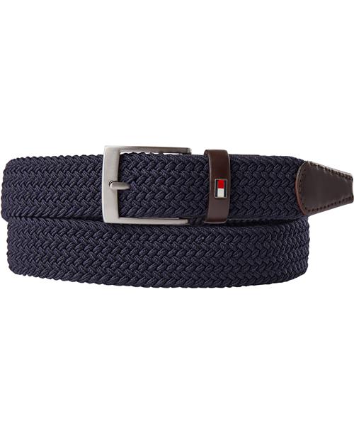 Tommy Hilfiger NEW Adan Belt 3.5CM 90cm - Bælter Elastan hos Magasin