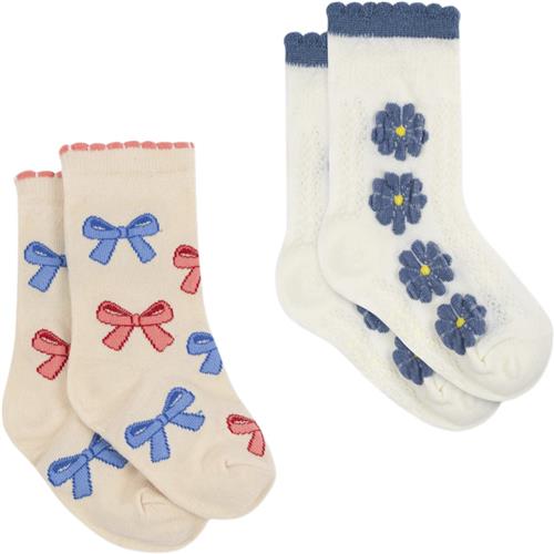 Se Konges Sløjd 2 Pack Jaquard Socks Str 19-21 - S45014 Strømper Bomuld hos Magasin ved Magasin