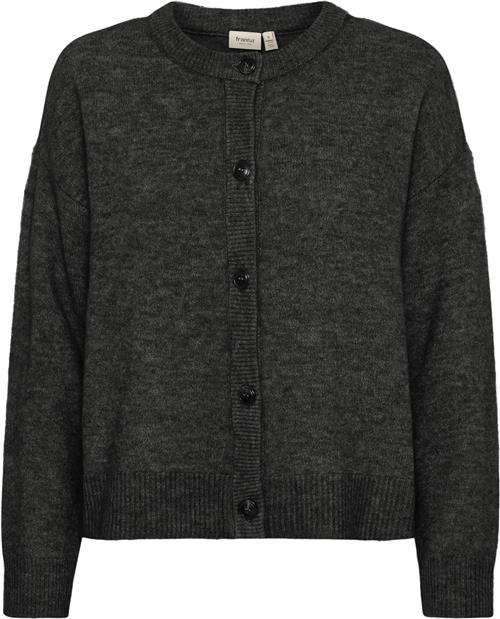 Fransa Frsanny CAR 3 Kvinde Charcoal Melange Cardigans Regular Fit Str M - hos Magasin