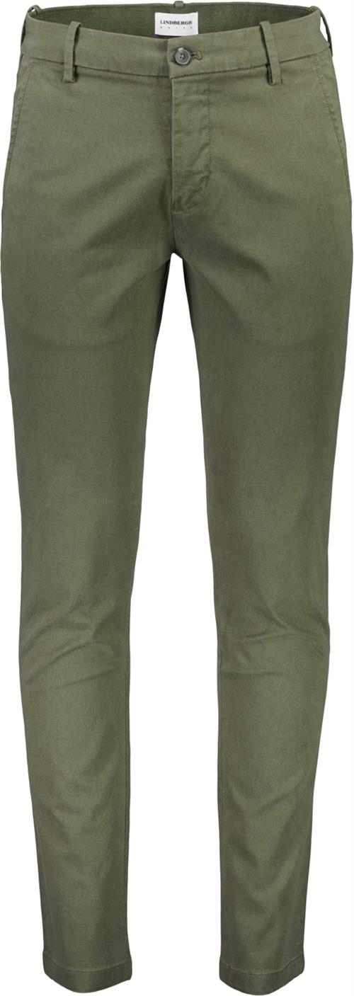 Se Lindbergh Chinos med Superflex Mand Grøn Chinos Str 28/32 - hos Magasin ved Magasin