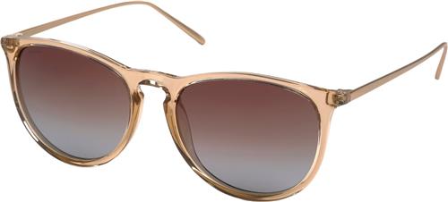 Se Pilgrim Vanille Sunglasses Light Brown/gold one size - Solbriller Glas hos Magasin ved Magasin