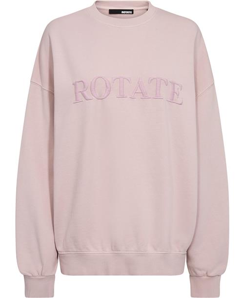 Se ROTATE Birger Christensen Sweat Logo Crewneck Kvinde Fairy Tale Sweatshirts Str S - hos Magasin ved Magasin