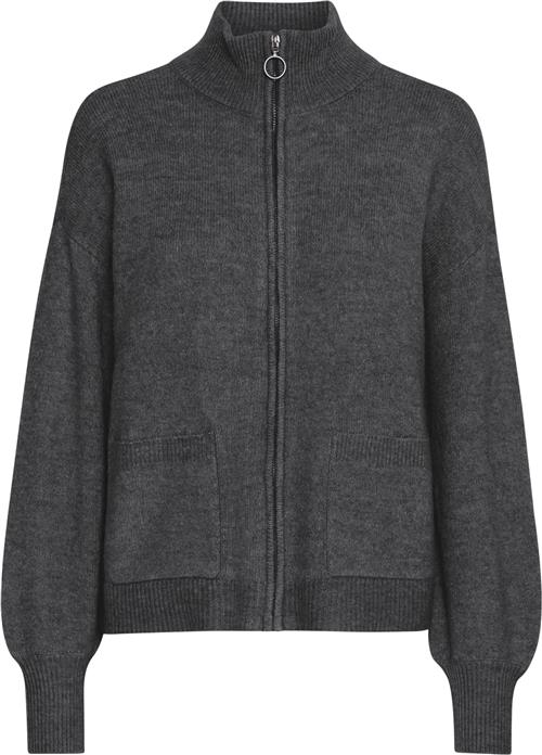 Fransa Frelvira CAR 2 Kvinde Charcoal Melange Cardigans Loose Fit Str XL - hos Magasin