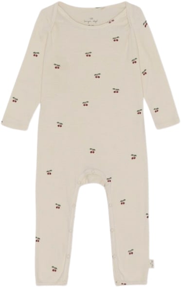 Konges Sløjd Onesie Gots Str 2Y - Cherry Heldragter hos Magasin