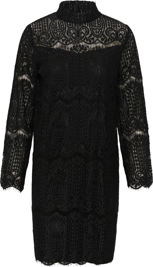 Culture Cuima Lace Short Dress Kvinde Black Korte Kjoler Str S - hos Magasin