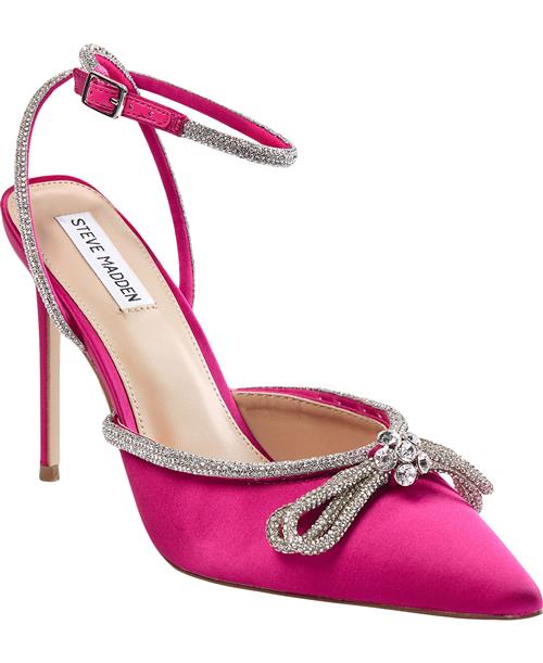 Steve Madden Viable Sandal Kvinde Fuchsia Højhælede Sandaler Str 44 - hos Magasin