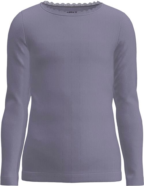 Name It Nmfkab LS TOP Noos Str 92 - Heirloom Lilac/melange Bluser hos Magasin