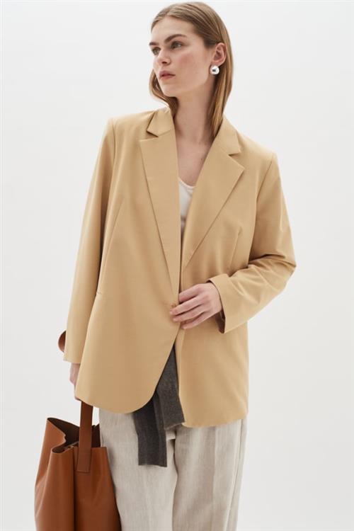 InWear Naxaiw Blazer Kvinde Alabaster Blazere Str 38 - hos Magasin