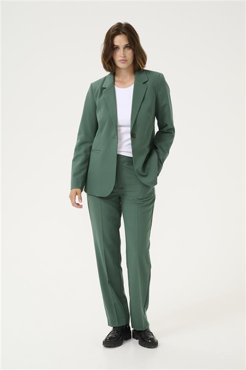 Kaffe Kasakura Blazer Kvinde Garden Topiary Blazere Tight Fit Str 44 - hos Magasin