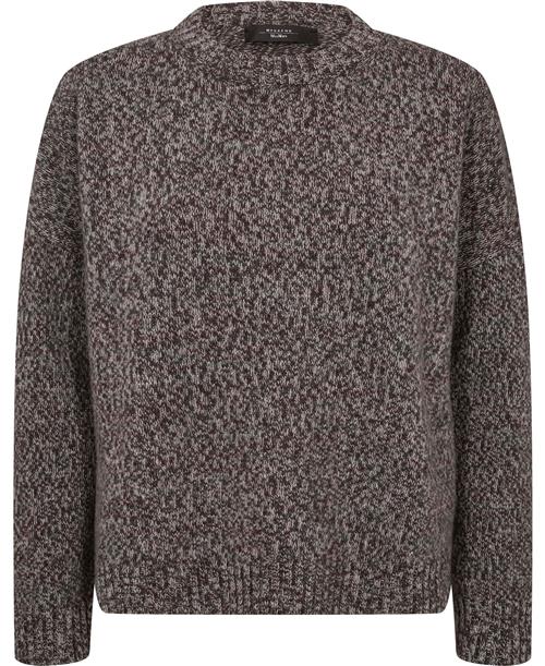 Weekend Max Mara Moxa Kvinde Dark Bown Sweaters Str S - hos Magasin