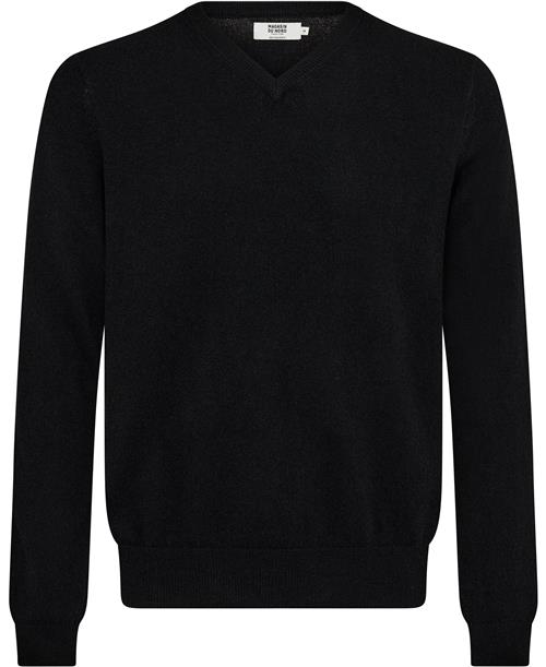 Se Magasin du Nord Collection Magasin Mads 1 100% Cashmere Mand Black Sweaters Str L Cashmere ved Magasin