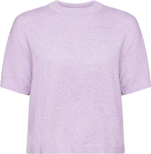 Esprit ws Baby tee ss Kvinde Lavender 5 Kortærmet Strik Str XL - hos Magasin