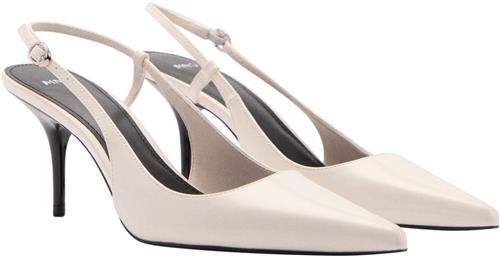 Se MANGO Pointed toe Heel Shoes Kvinde White Slingbacks Str 40 - hos Magasin ved Magasin