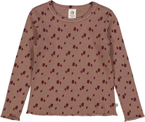 Se Müsli by Green Cotton Apple l/s T Str 116 - Daydream/ Cabernet/ Bark Bluser Bomuld hos Magasin ved Magasin