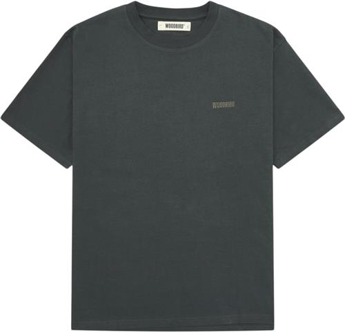 Woodbird Wbbaine Base tee Mand Forrest Green Kortærmede T-shirts Str XXL - Bomuld hos Magasin