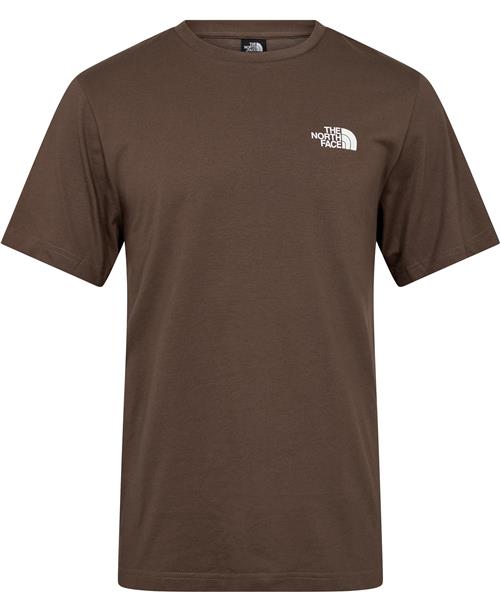 The North Face M S/S Simple Dome TEE Smokey Brown Mand Smokey Brown Kortærmede T-shirts Str S - hos Magasin