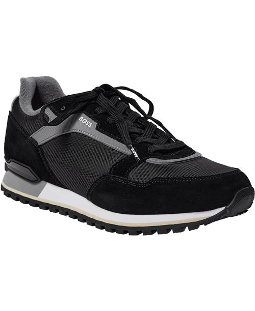 BOSS Parkourl_Runn_Sdnyt Mand Charcoal Sneakers Str 42 - hos Magasin